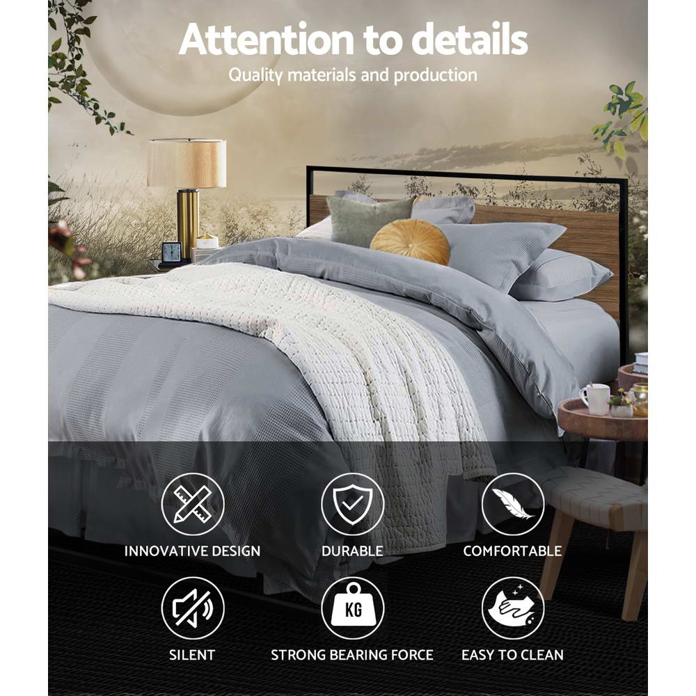 Korra Bed Frame Double Size Metal Frame DANE