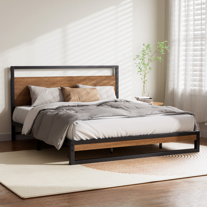 Korra Bed Frame Queen Size Metal Frame DANE