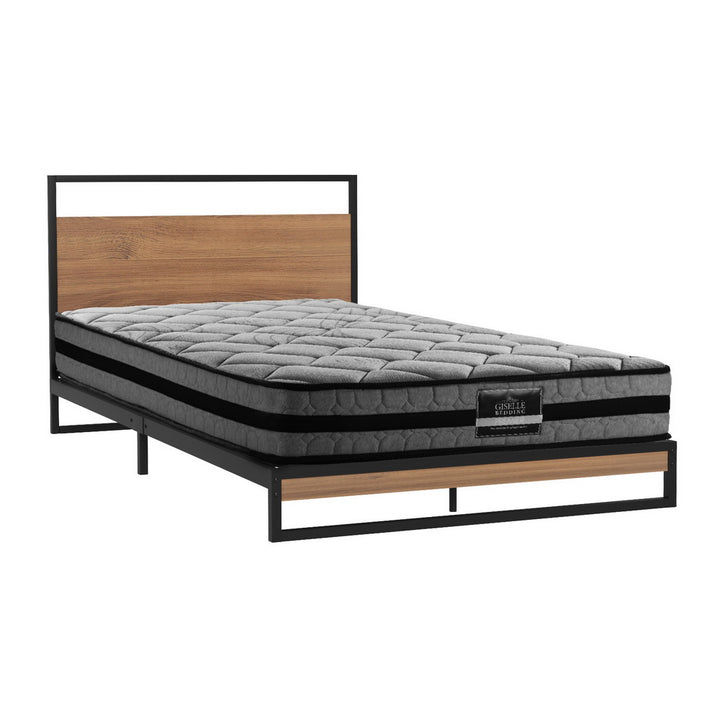 Korra  Metal Bed Frame King Single Size Beds Platform with Mattress