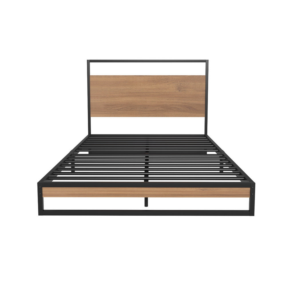 Korra  Metal Bed Frame King Single Size Beds Platform with Mattress