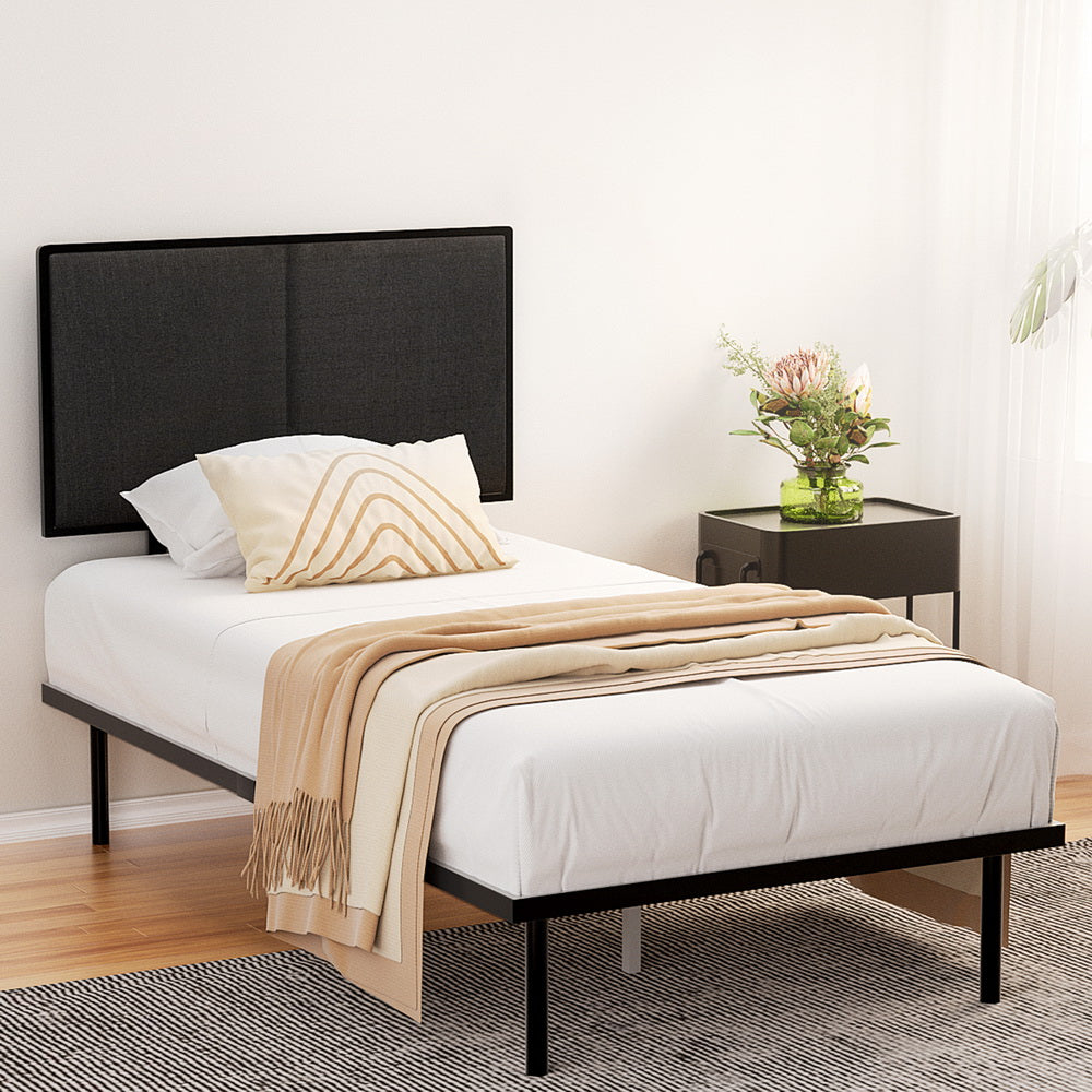Korra Bed Frame King Single Size Metal Frame NOE