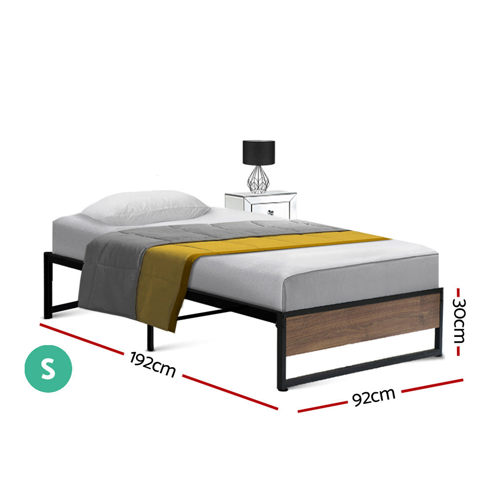 Korra Bed Frame Metal Bed Frame Bed Base OSLO - Single