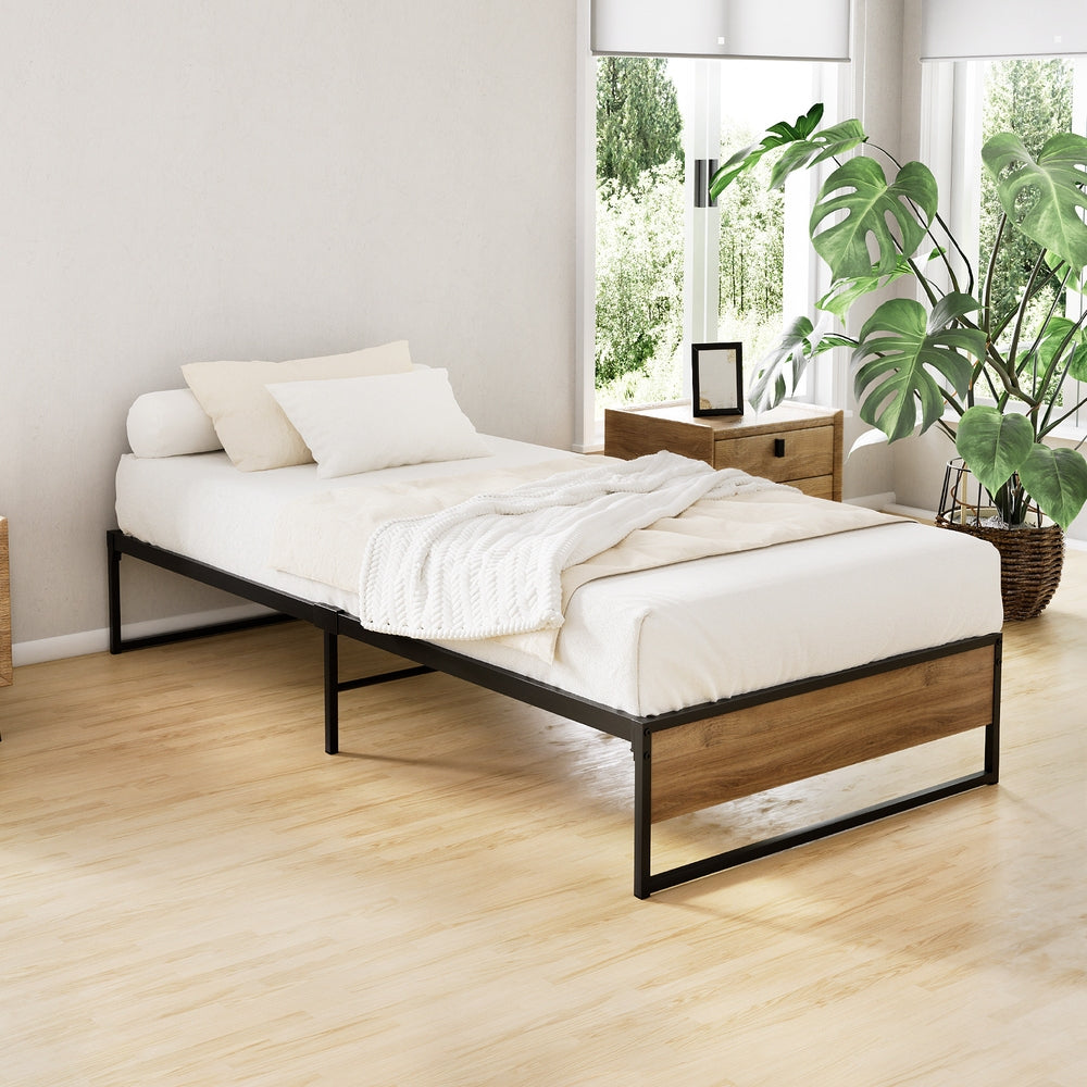 Korra Bed Frame Metal Bed Frame Bed Base OSLO - Single
