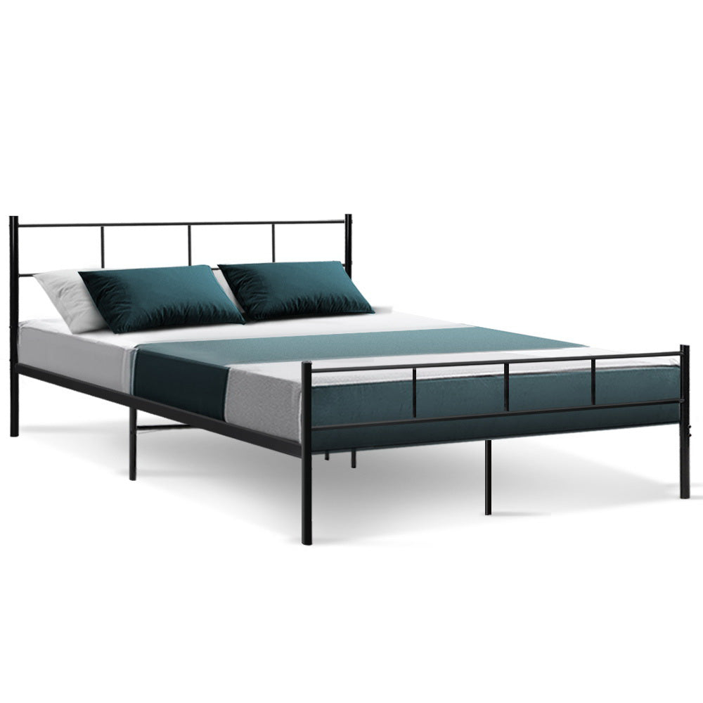 Korra Bed Frame Queen Metal Bed Frames SOL
