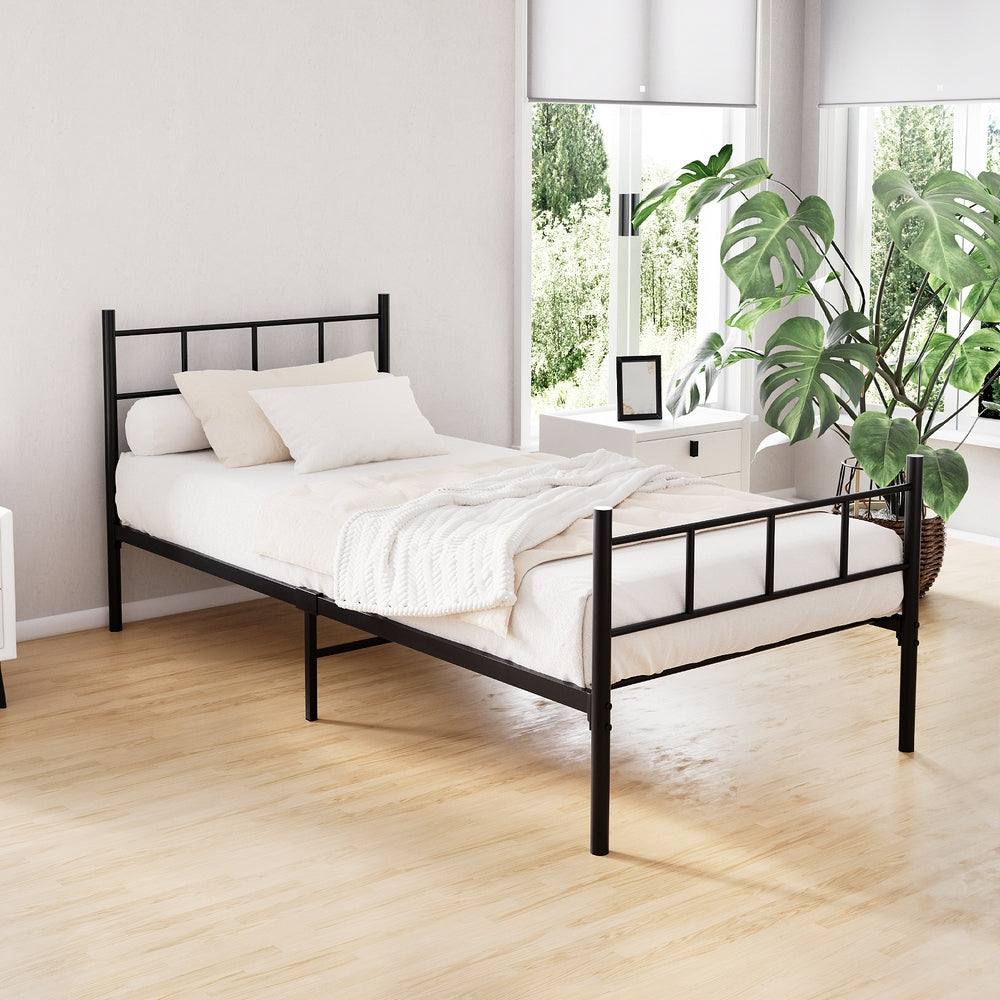Korra Bed Frame Single Metal Bed Frame SOL