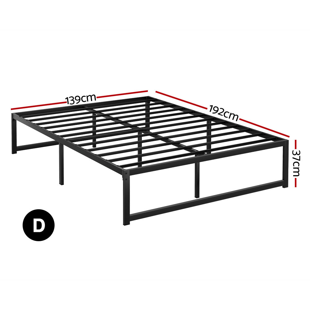 Korra Bed Frame Double Size Metal Frame TINO