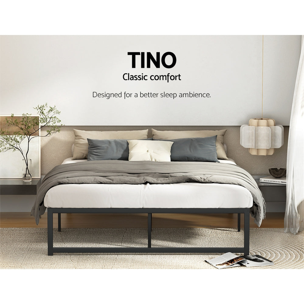 Korra Bed Frame Double Size Metal Frame TINO