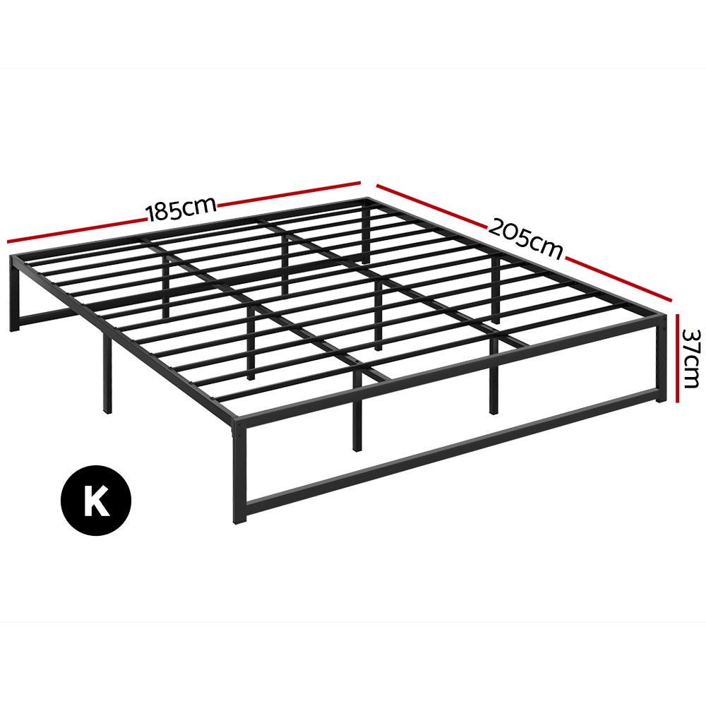 Korra Bed Frame King Size Metal Frame TINO