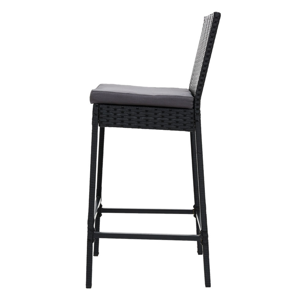 Oasis Ridge Bar Stool x 4 - Rattan