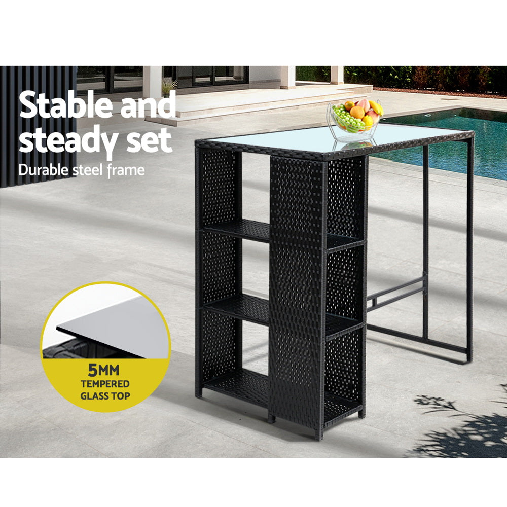 Riviera Outdoor Bar Set (3 Piece)