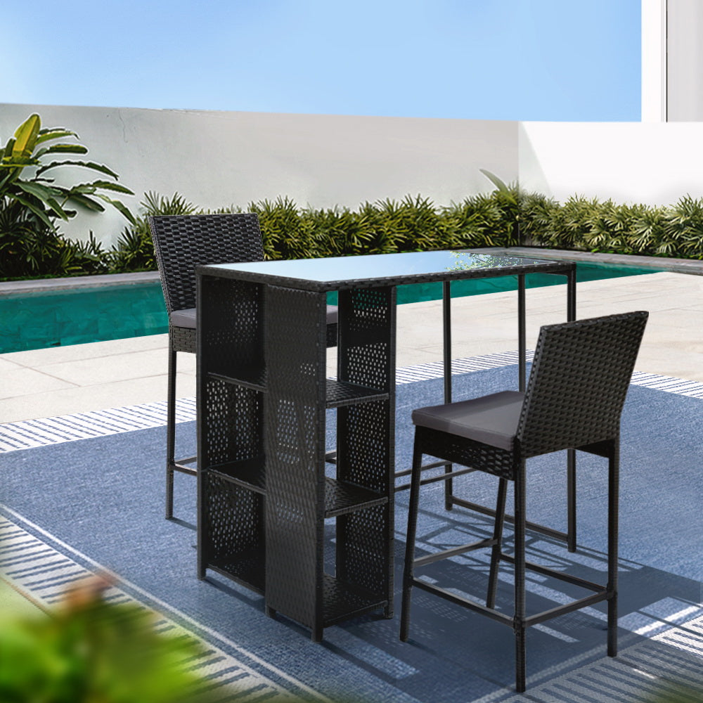 Riviera Outdoor Bar Set (3 Piece)