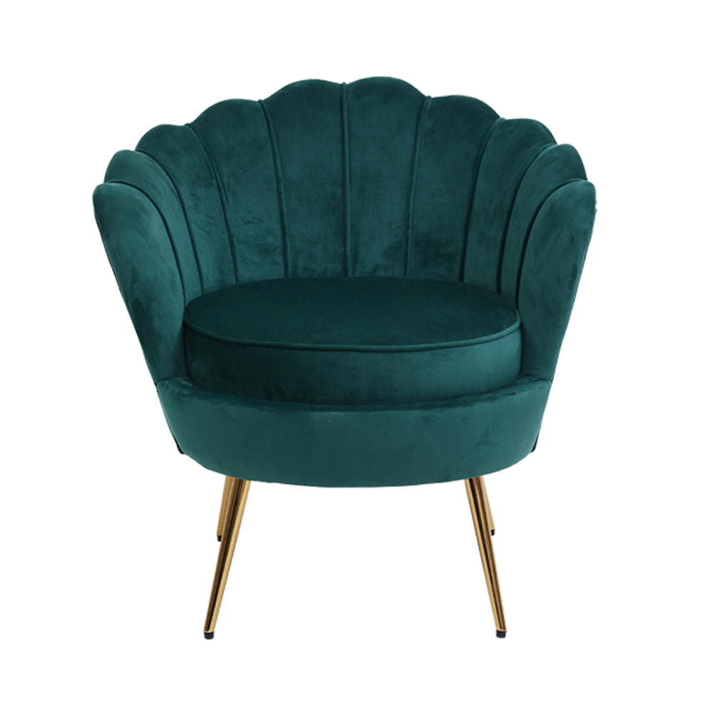 Korra Armchair Velvet Green Callista