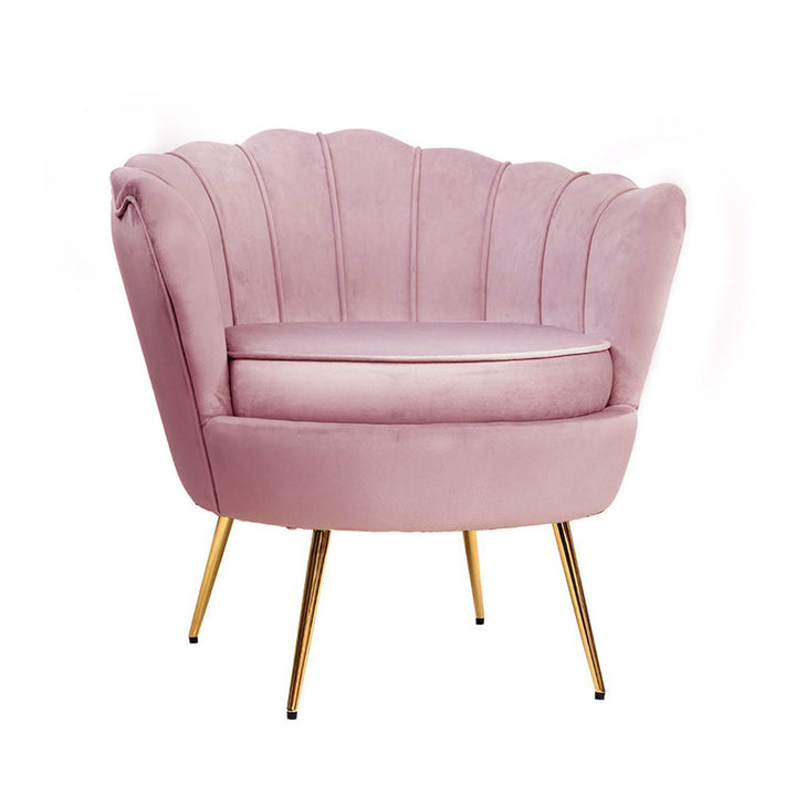 Korra Armchair Velvet Pink Callista