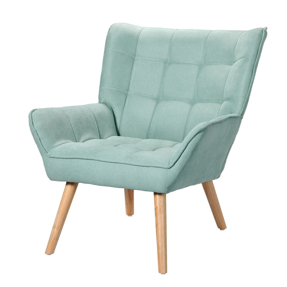 Zara Coastal Armchair - Linen Fabric
