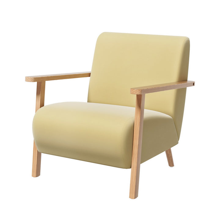 Korra Armchair Velvet Yellow Olie