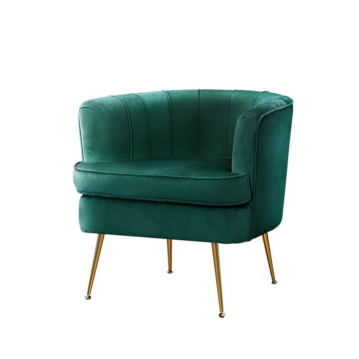 Korra Armchair Velvet Green Norvia