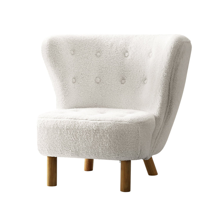 Korra Armchair Lounge Accent Chair Armchairs Couch Chairs Sofa Bedroom White