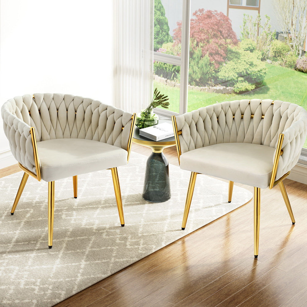 1 Set of 2 Korra Vivien Dining Chairs