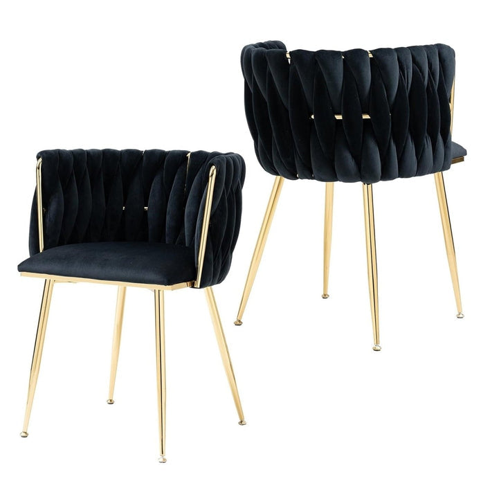 SERENITà Black Dining Chairs, Set of 2