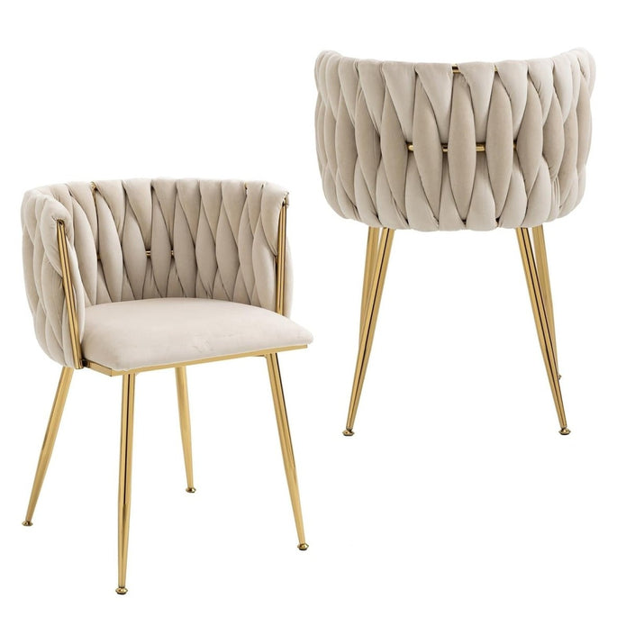 SERENITà Ivory Dining Chairs set of 2.