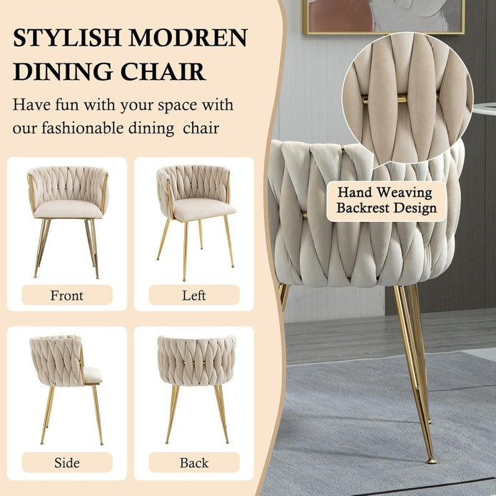 SERENITà Ivory Dining Chairs set of 2.