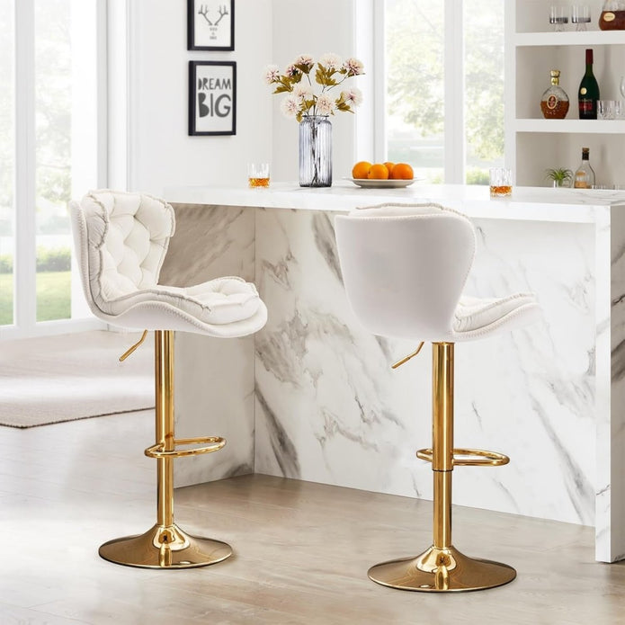 Celeste Swivel Bar Stools x 2
