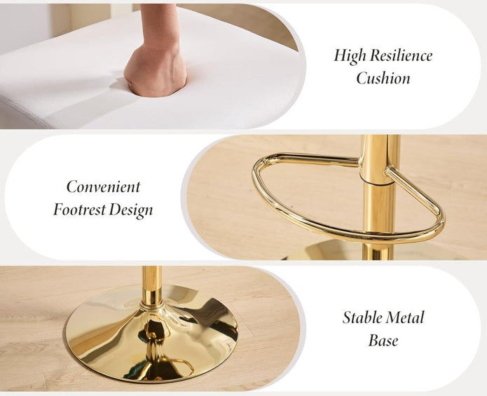 Maeve Velvet Bar Stools x 2