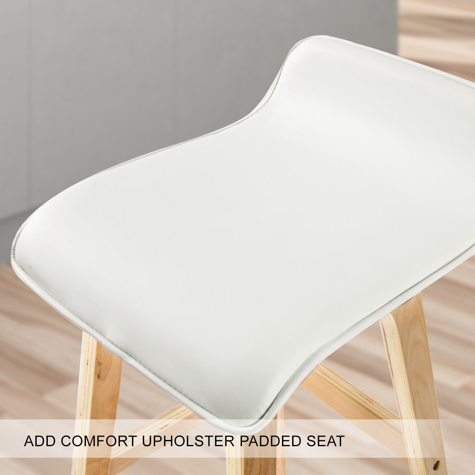 Bridle Bar Stool (Set of 4) White