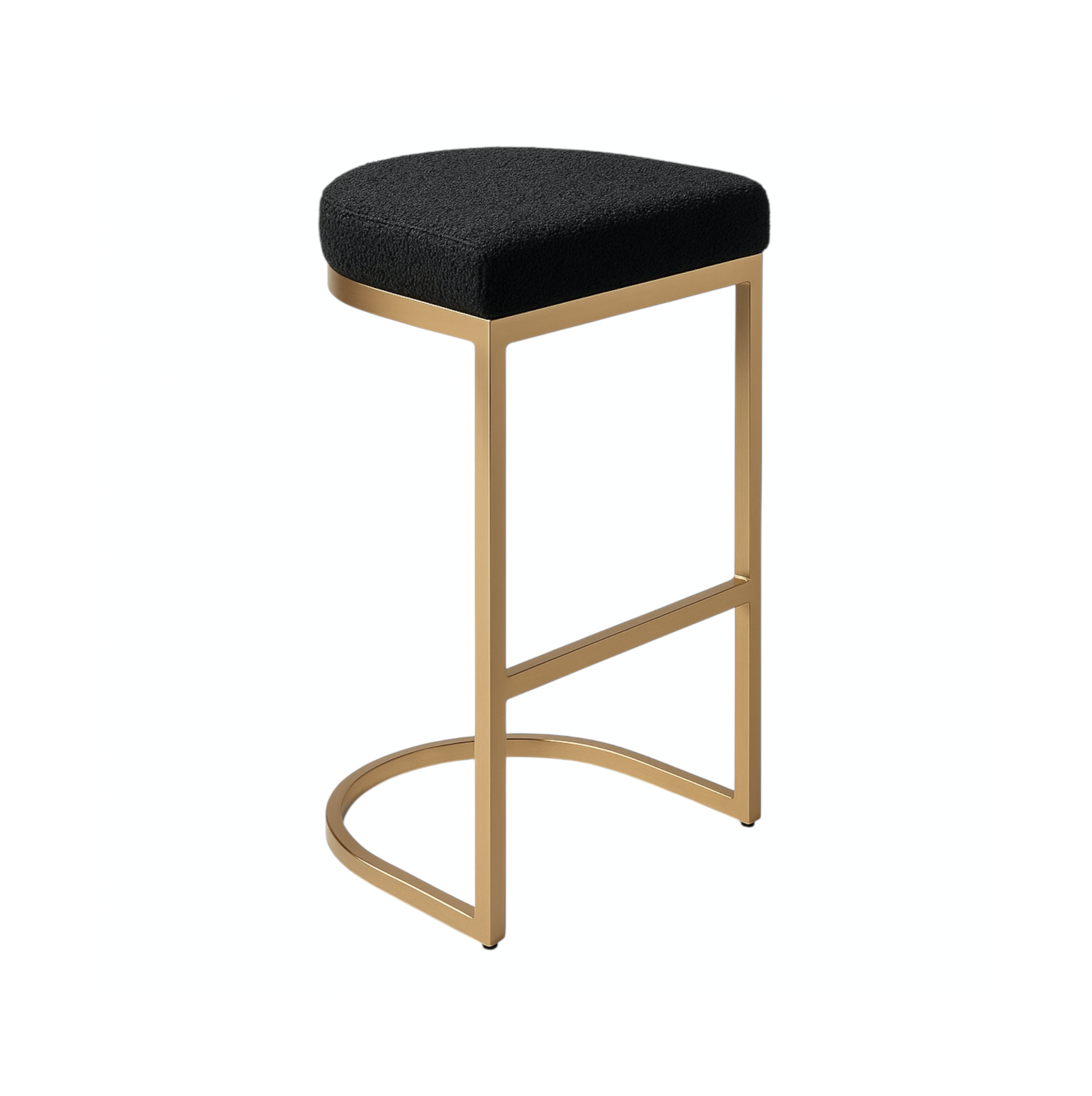 Korra Imperial - Black bouclé, Bar Stool