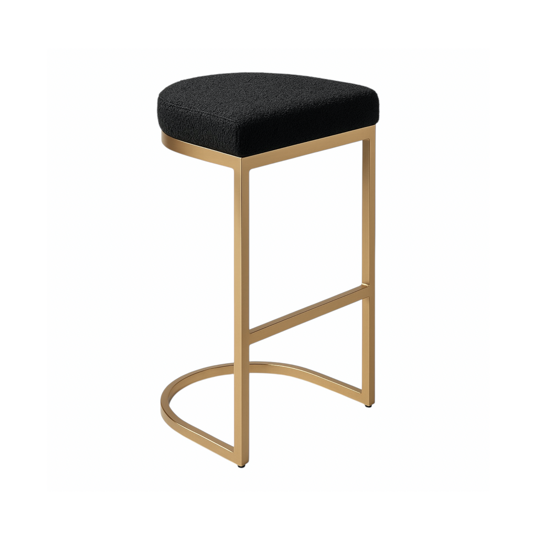 Korra Imperial - Black bouclé, Bar Stool
