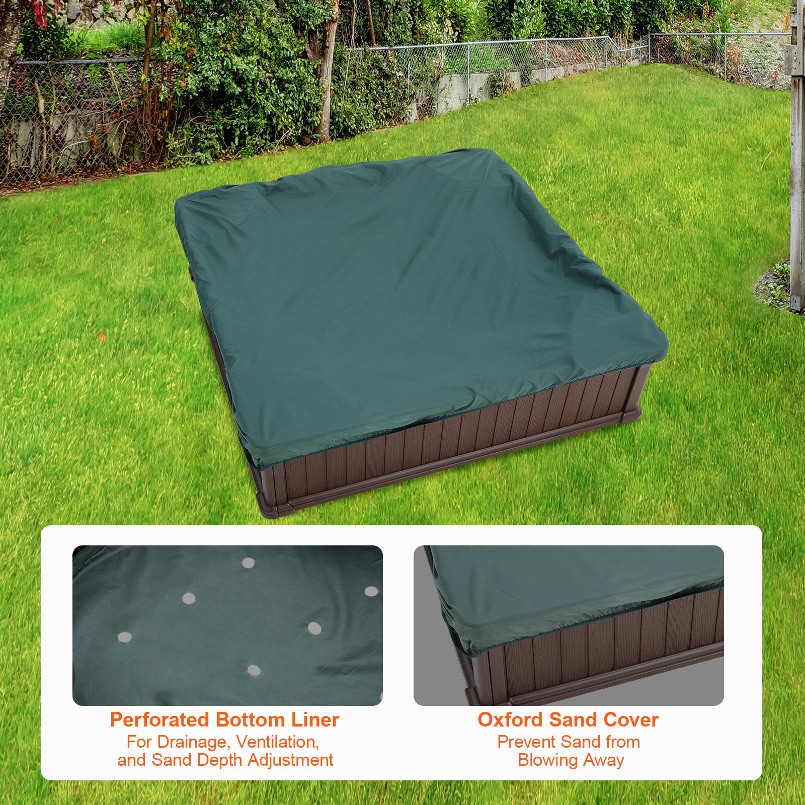 Willow Kids Sandbox - square
