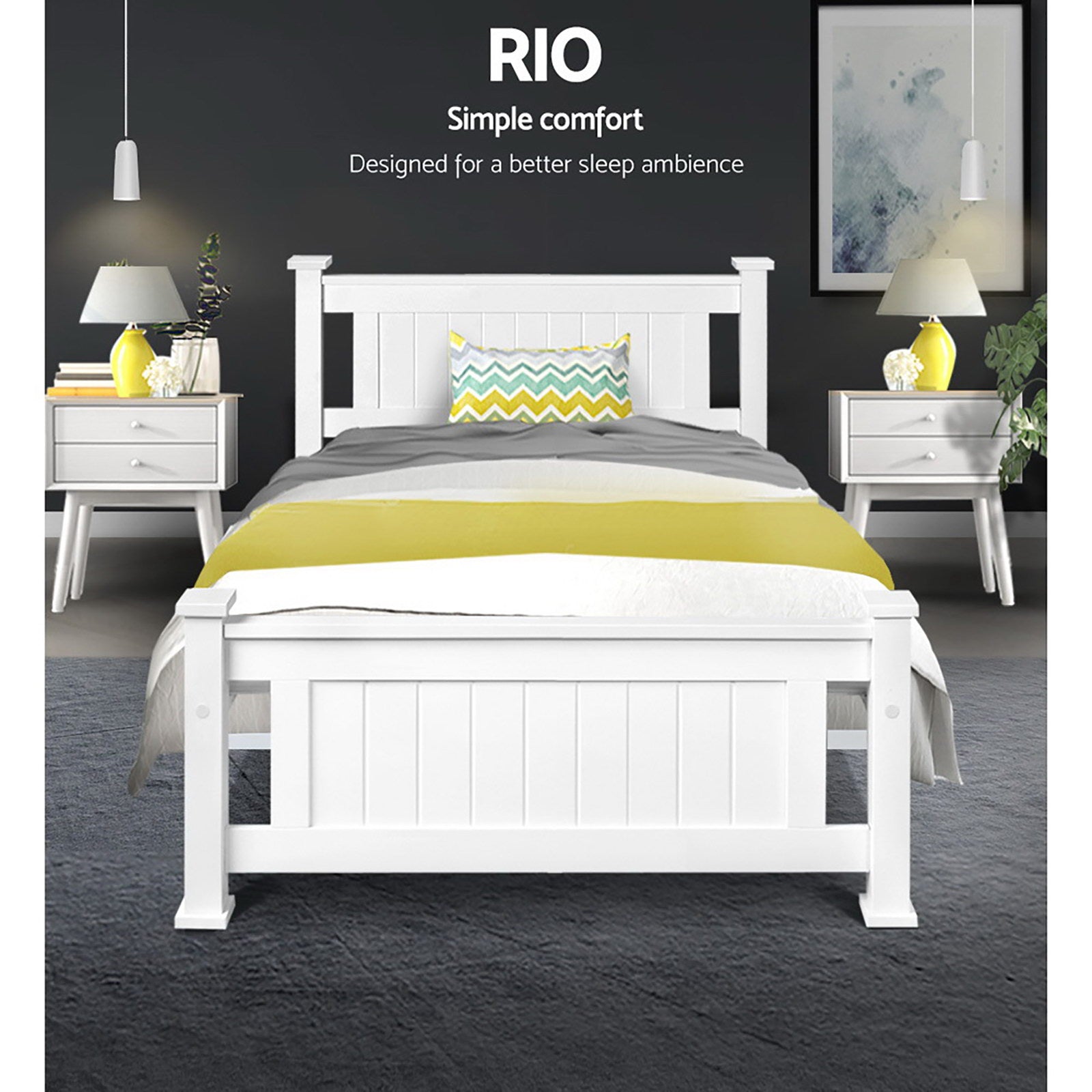 Shiloh Bed Frame - Single